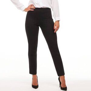 NEW SPANX  Women's Pants High Waist Straight Leg Ponte Black Size XS
